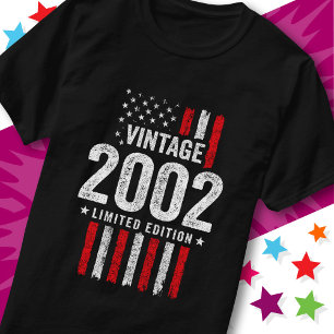 Camiseta Bandera Americana Edición Limitada Estrellas Vinta