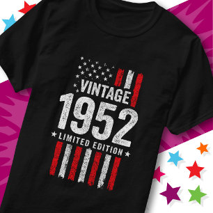 Camiseta Bandera Americana Edición Limitada Estrellas Vinta