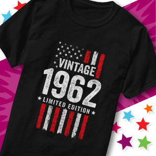 Camiseta Bandera Americana Edición Limitada Estrellas Vinta