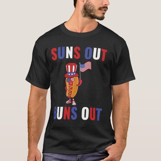 Camiseta Bandera Americana EEUU saca a los Buns del gracios (Anverso)