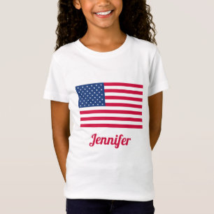 Camiseta Bandera americana el   personalizado