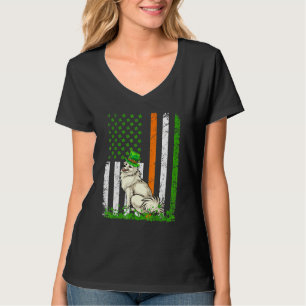 Camiseta Bandera Americana Eskimo Dog St Patricks
