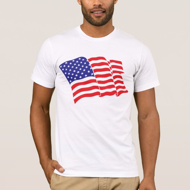 Camiseta Bandera americana/Estados Unidos (Anverso)