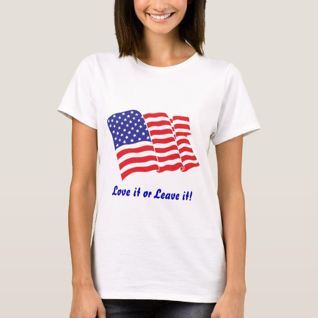 Camiseta Bandera americana/Estados Unidos (Anverso)