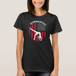 Camiseta Bandera Americana Estados Unidos Gimnasia Patrióti