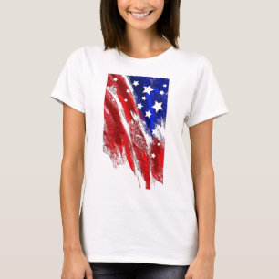 Camiseta Bandera Americana Estrella de EEUU Estrellas 4 de 