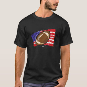 Camiseta Bandera Americana Fútbol Spor Nacional de Rugby