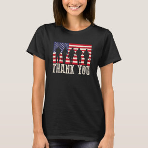 Camiseta Bandera Americana Gracias Veteranos