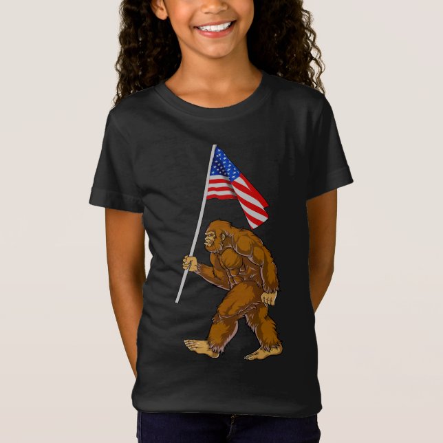 Camiseta Bandera Americana Grande (Anverso)