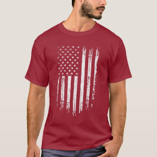 Camiseta Bandera Americana Grunge