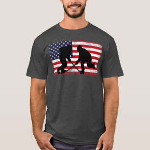 Camiseta Bandera Americana Hockey Estados Unidos para Hombr