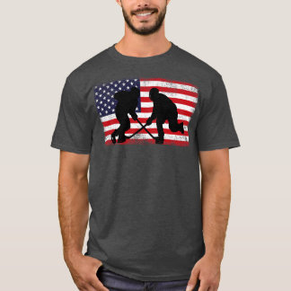 Camiseta Bandera Americana Hockey Estados Unidos para Hombr