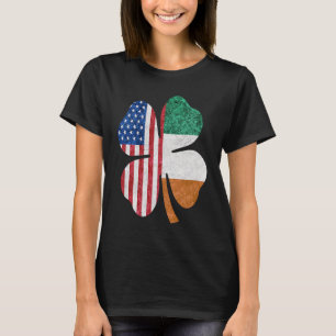 Camiseta Bandera Americana Irlandesa Patrocinadores Día Sha