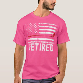 Camiseta Bandera Americana Jubilación Club de Golf Patrióti