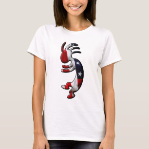 Camiseta Bandera americana Kokopelli