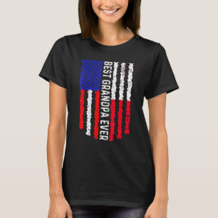 Camiseta Bandera Americana Malta Bandera Mejor Abuelo Famil