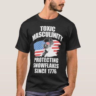 Camiseta Bandera Americana Masculinidad Tóxica Republicana 