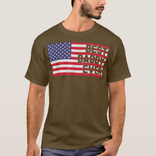 Camiseta Bandera Americana Mejor Papi Patriótico Cada Cuatr
