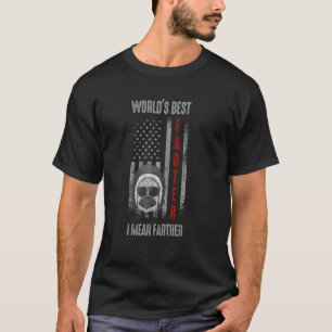 Camiseta Bandera Americana Mejor Pedorreta del Mundo Mejor