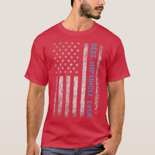 Camiseta Bandera Americana Mejor TÍO SUPERIOR Hver Padres D