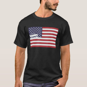 Camiseta Bandera Americana Mens 4x4 Offroad July 4 Off Road