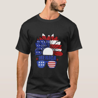 Camiseta Bandera Americana Merica 4 de Julio Día de la Inde