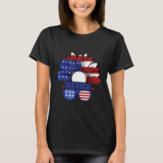 Camiseta Bandera Americana Merica 4 de Julio Día de la Inde