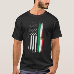 Camiseta Bandera Americana Mexicana Orgullo México