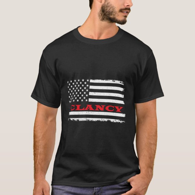 Camiseta Bandera Americana Montana Clancy Usa Patriotic Sou (Anverso)