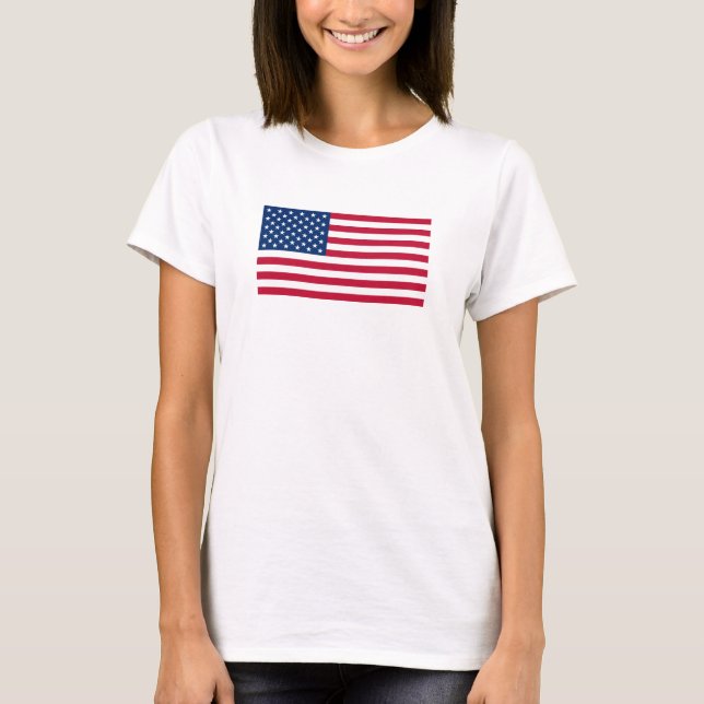 Camiseta Bandera americana oficial (Anverso)
