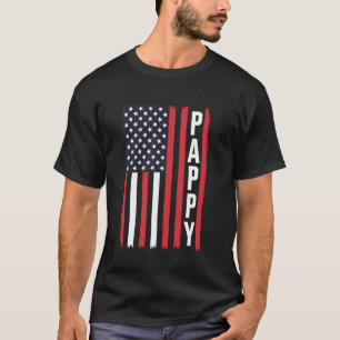 Camiseta Bandera Americana Pappy 4 de Julio USA Ropa Patrió