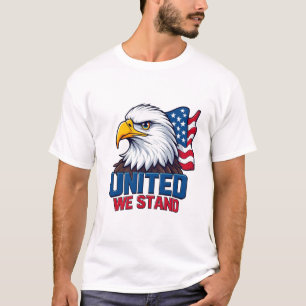 Camiseta Bandera Americana Patriótica Unidos Estamos