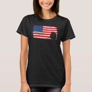 Camiseta Bandera Americana Patriótica Vintage Stingray