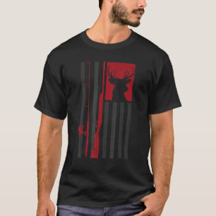 Camiseta Bandera Americana Pesca Vintage Pesca Caza Amor