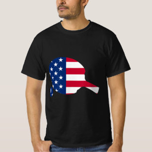 Camiseta Bandera Americana Ping Pong Table Tennis Player Eq