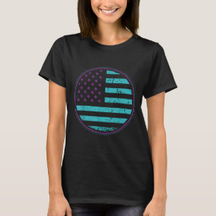 Camiseta Bandera Americana Prevención del Suicidio Wear Tea