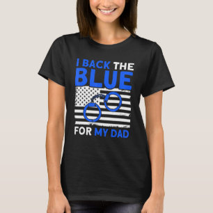 Camiseta Bandera Americana Respaldo El Azul Por La Policía 