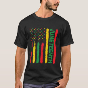 Camiseta Bandera Americana Retro Junundécima Junio 19 1865 