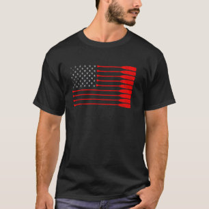 Camiseta Bandera Americana Rowing Rower Crew Funny Paddle L