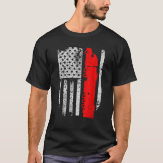 Camiseta Bandera Americana Semi Conductor de Camión Patriót