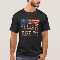 Bandera Americana Soldados Estados Unidos Gracias 