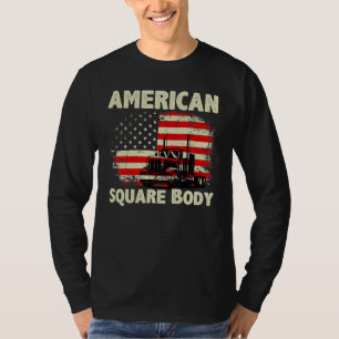 Camiseta Bandera Americana Square Body American Squarebody 
