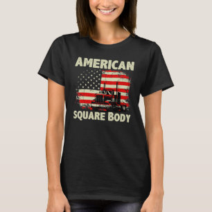 Camiseta Bandera Americana Square Body American Squarebody 