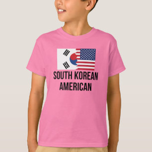 Camiseta Bandera americana surcoreana