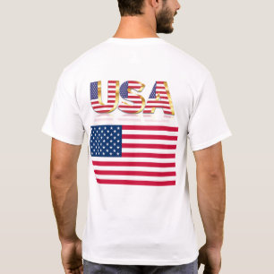 Camiseta Bandera Americana T-Shirt USA - Patriótico