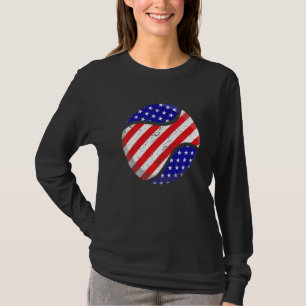 Camiseta Bandera Americana Tenis 4 de julio Hombres Mujeres