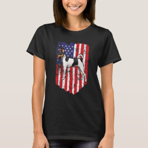 Camiseta Bandera Americana Toy Fox Terrier 4 De Julio Usa