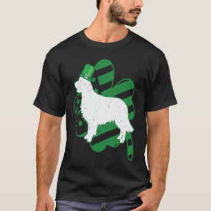Camiseta Bandera Americana Trébol de la Suerte Retriever Do
