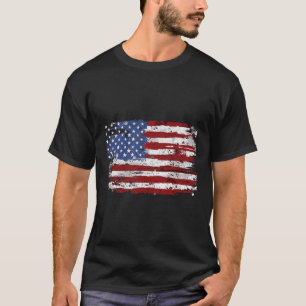 Camiseta Bandera Americana Usa Estados Unidos De América Us