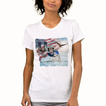Bandera Americana USA Monumento Histórico Mujeres